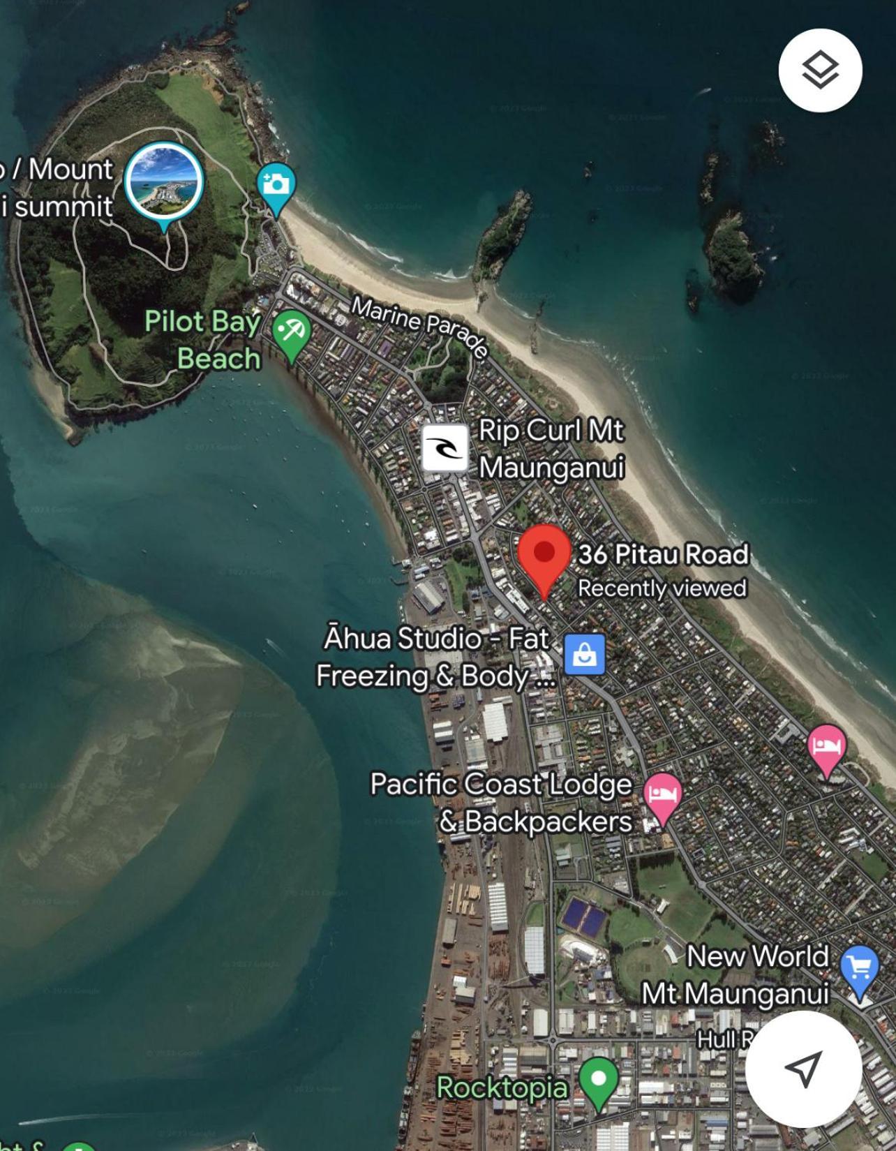 Downtown B&B Mount Maunganui Bagian luar foto